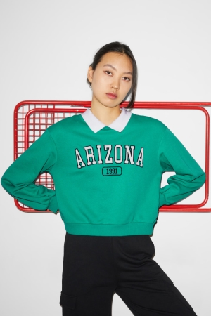 Sweats C&A Clockhouse 2-in-1 Look Femme Vert | ZP8267304