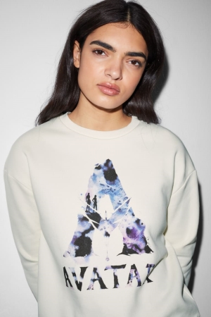 Sweats C&A Clockhouse Avatar Femme Blanche | HF2043618