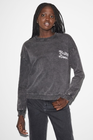 Sweats C&A Clockhouse Britney Spears Femme Grise Foncé | LF0295476