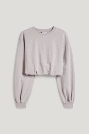Sweats C&A Clockhouse Cropped Femme Beige | OJ1590246