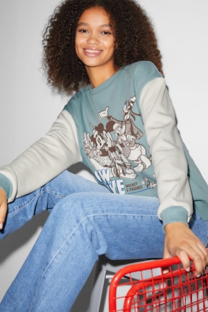 Sweats C&A Clockhouse Disney Femme Turquoise | DX6210875