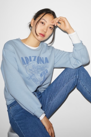 Sweats C&A Clockhouse Femme Bleu Clair | WD4627591
