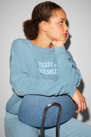 Sweats C&A Clockhouse Femme Bleu Clair | XW2135796
