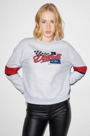 Sweats C&A Clockhouse Femme Grise Clair | TZ0923856