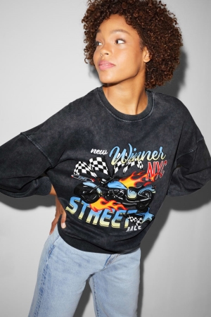 Sweats C&A Clockhouse Femme Grise | ZJ6705184