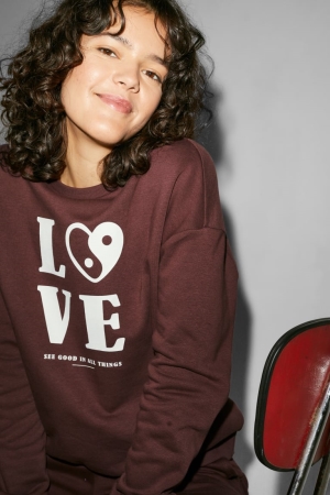 Sweats C&A Clockhouse Femme Marron | IZ0248916
