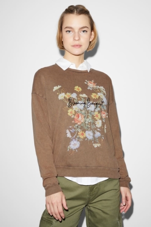 Sweats C&A Clockhouse Femme Marron | VC9375816