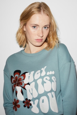 Sweats C&A Clockhouse Femme Menthe Vert | UZ1723950
