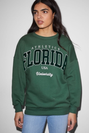 Sweats C&A Clockhouse Femme Vert Foncé | AN9276185
