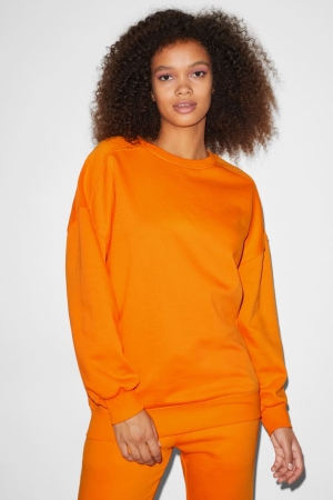 Sweats C&A Clockhouse Recycled Femme Orange | SA8416093