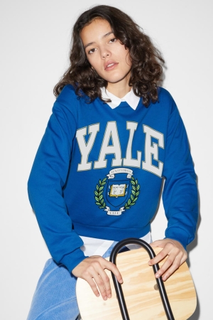 Sweats C&A Clockhouse Yale University Femme Bleu | QE9632548