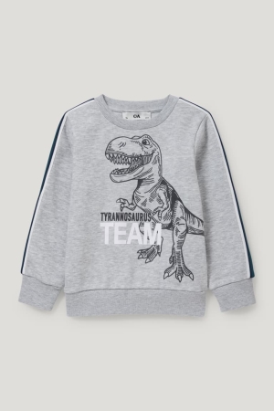 Sweats C&A Dinosaur Fille Grise Clair | JX6213894