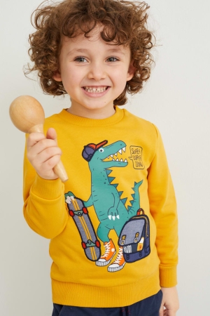 Sweats C&A Dinosaur Fille Jaune | FC1948063