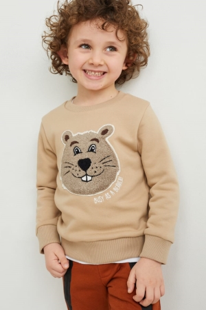 Sweats C&A Fille Grise Marron | FO3286517