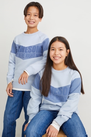 Sweats C&A Genderneutral Recycled Fille Bleu Clair | DR0863421