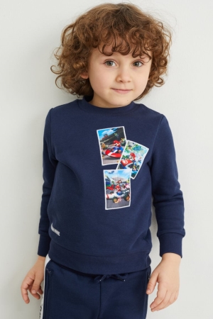 Sweats C&A Mario Kart Fille Bleu Foncé | YO7268430