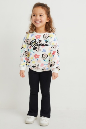 Sweats C&A Minnie Mouse Set And Leggings 2 Piece Fille Blanche | RG3517284