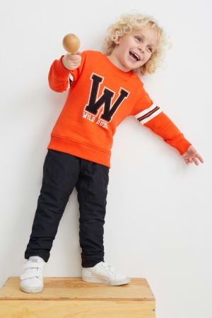 Sweats C&A Multipack Of 2 And Long Sleeve Fille Orange | IH4091238