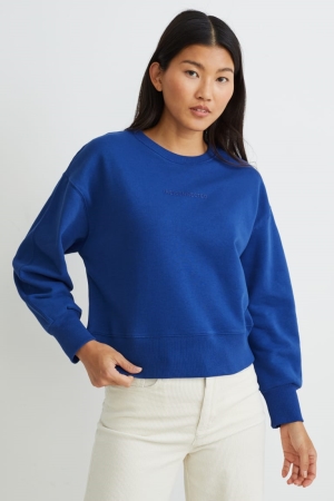 Sweats C&A Recycled Femme Bleu Foncé | IL9265804