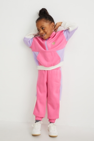 Sweats C&A Set And Joggers 2 Piece Fille Rose | MG1867429