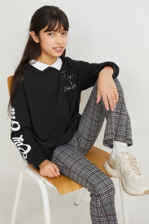 Sweats C&A Set And Leggings 2 Piece Fille Noir | VG5067183