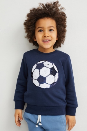 Sweats C&A Shiny Fille Bleu Foncé | MF0359267