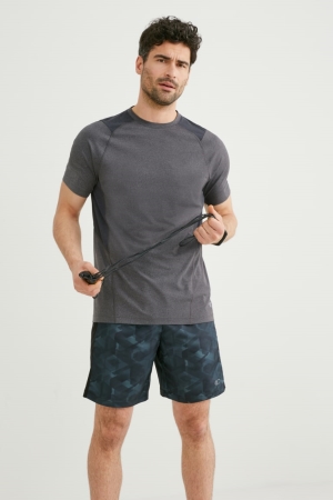 T Shirts C&A Active Homme Grise | SA5041976
