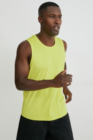 T Shirts C&A Active Homme Jaune | OJ0614895