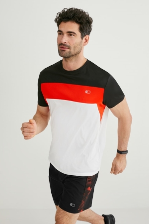 T Shirts C&A Active Homme Rouge | UY8643105