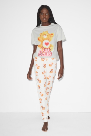 T Shirts C&A ClockhouseCare Bears Femme Blanche | CD2719436