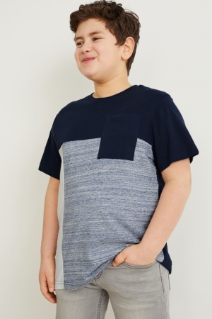 T Shirts C&A Extended Sizes Multipack Of 6 Sleeve Garcon Blanche | ZK0679485