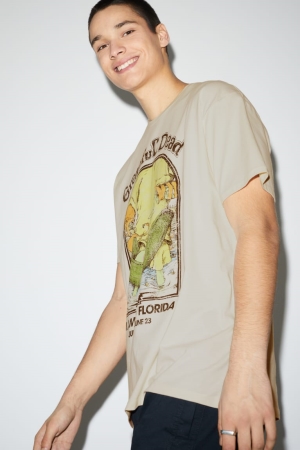 T Shirts C&A Grateful Dead Homme Grise | CK3409176