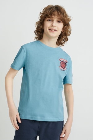 T Shirts C&A Harry Potter Sleeve Garcon Bleu | YT9724156