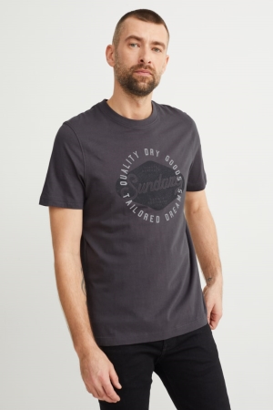 T Shirts C&A Homme Grise Foncé | ML7589640