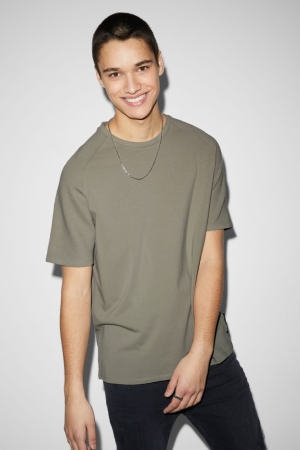 T Shirts C&A Homme Grise | WD5824970