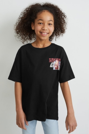 T Shirts C&A Naruto Fille Noir | DR4529376
