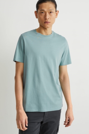 T Shirts C&A Pima Coton Homme Menthe Vert | SJ1934802