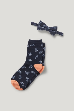 T Shirts C&A Set Of Garcon Bleu Foncé | QC6748953