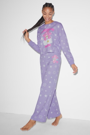 Vêtement De Nuit C&A Clockhouse Pyjama Bottoms Care Bears Femme Violette | PQ3927186