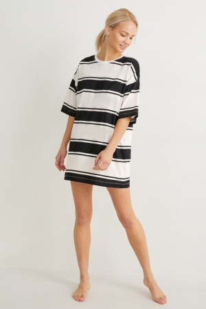 Vêtement De Nuit C&A NightStriped Femme Beige | EX6429138