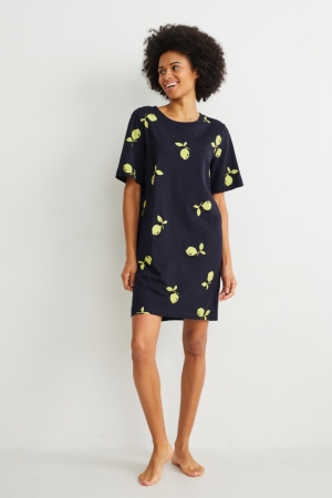 Vêtement De Nuit C&A Night Femme Bleu Foncé | BK1957306