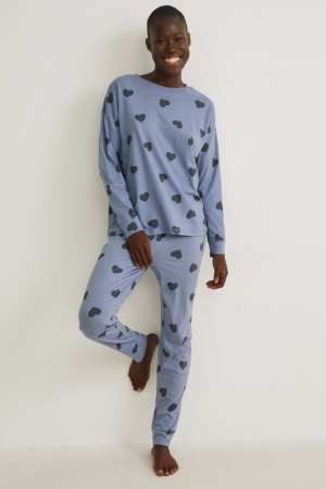 Vêtement De Nuit C&A Pyjamas Patterned Femme Bleu | PS2381670