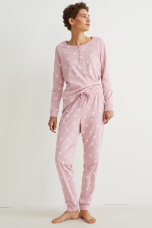Vêtement De Nuit C&A Pyjamas Patterned Femme Rose | TF7482906